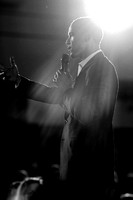 Sen. Barack Obama speaking at Keene State College