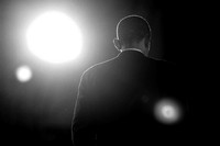 Sen. Barack Obama speaking at Keene State College