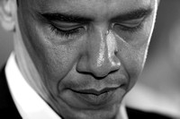 Sen. Barack Obama speaking at Keene State College