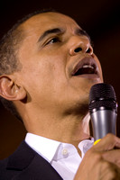 Sen. Barack Obama speaking at Keene State College